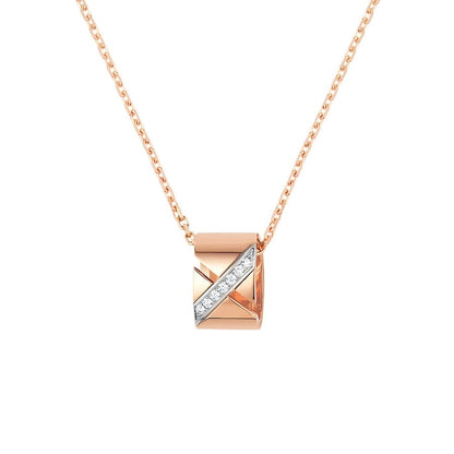 [BLUE TEARS]LIENS EVIDENCE DIAMOND NECKLACE