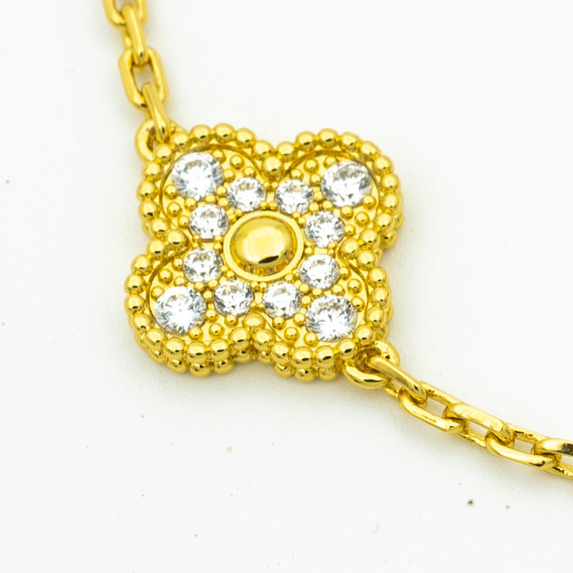 [BLUE TEARS] CLOVER 5 MOTIF LASER BRACELET COLLECTION