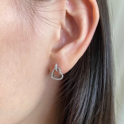 [Nova Jewelry]Dainty Heart Shape Earrings