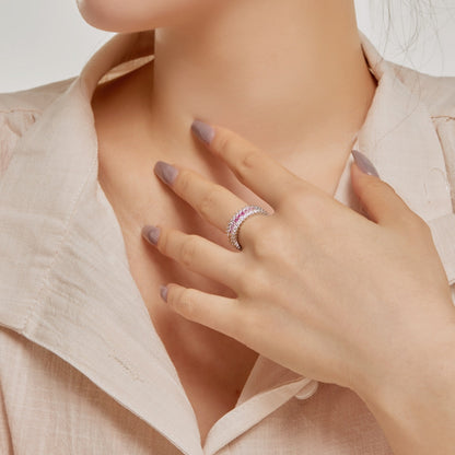 [Nova Jewelry]Ornate Colorful Radiant Cut Daily Ring