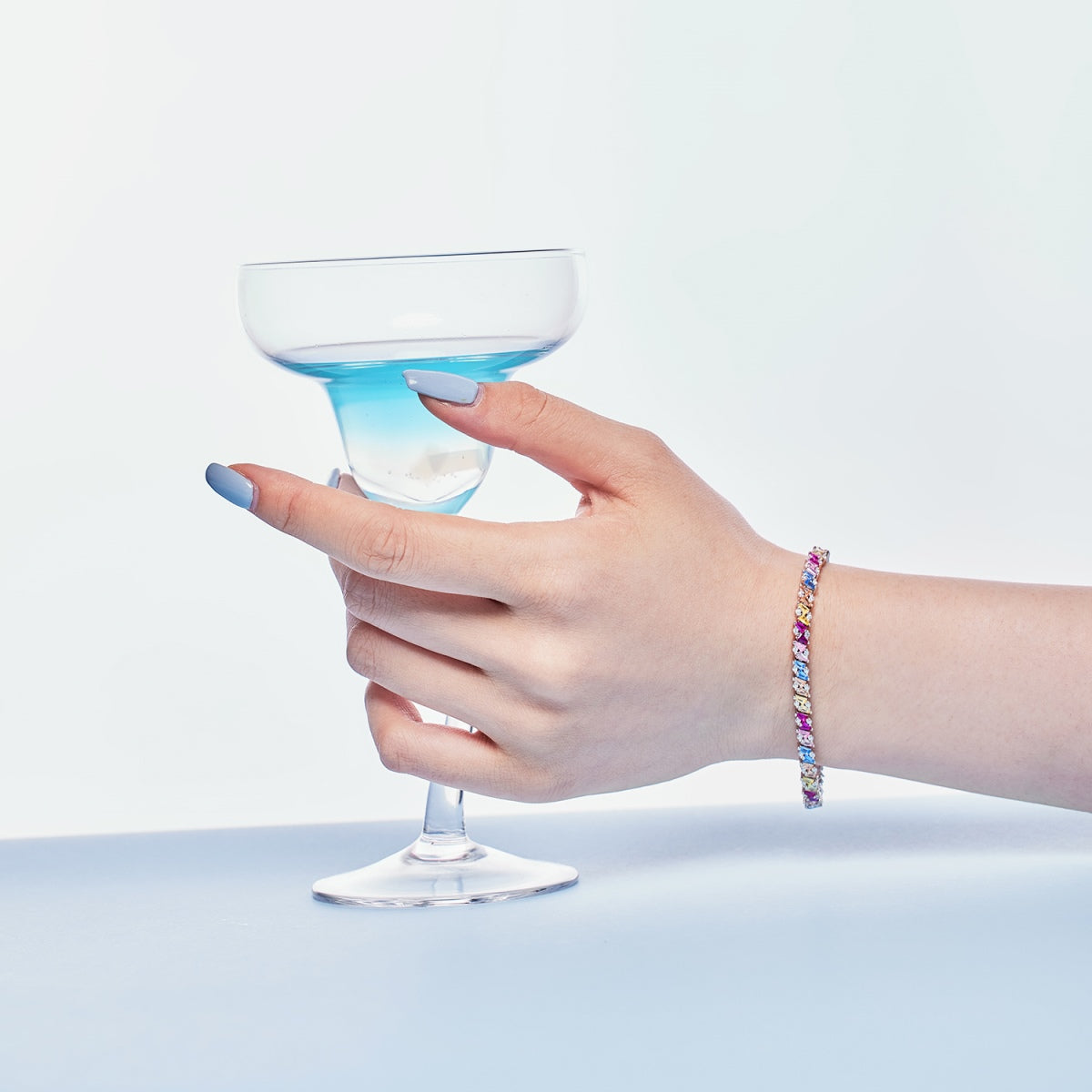 [Nova Jewelry]Ornate Sparkling Multi Cut Party Bracelet