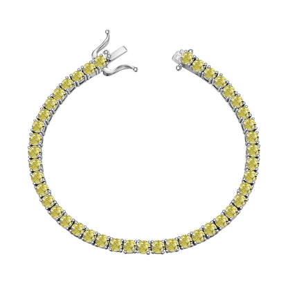 [Nova Jewelry]Ornate Dazzling Round Cut Tennis Bracelet