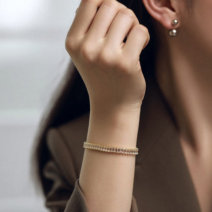 [Nova Jewelry]Exquisite Emerald Cut Daily Bracelet