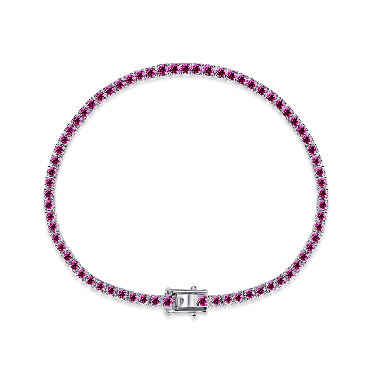 [Nova Jewelry]Dazzling Colorful Round Cut Daily Bracelet