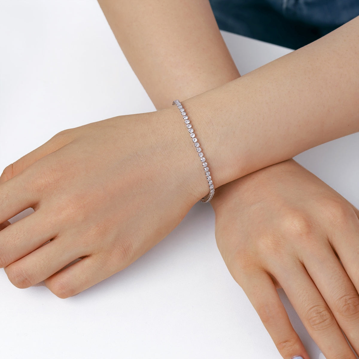 [Nova Jewelry]Dazzling Sparkling Round Cut Daily Bracelet