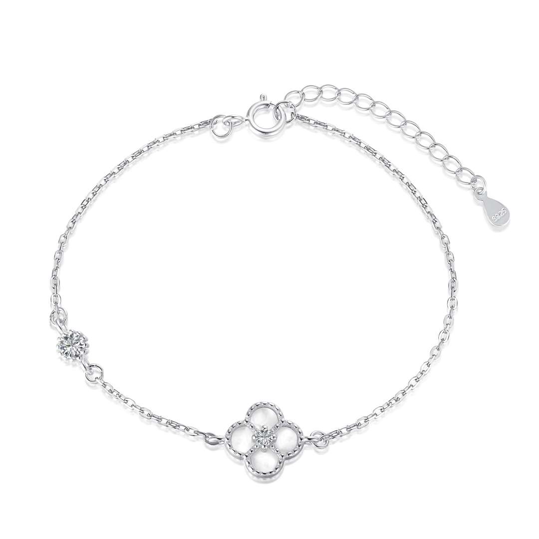 [Nova Jewelry]Delicate Four Leaf Clover Bracelet