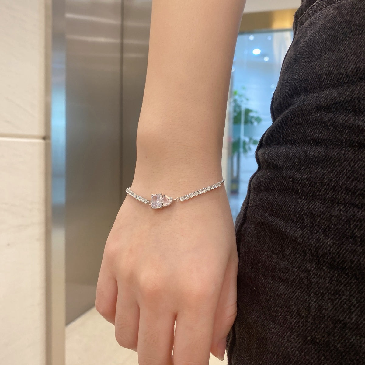 [Nova Jewelry]Dazzling Unique Multi Shape Lover Bracelet
