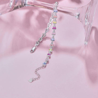 Radiant Water Drop Shape Daily Bracelet
