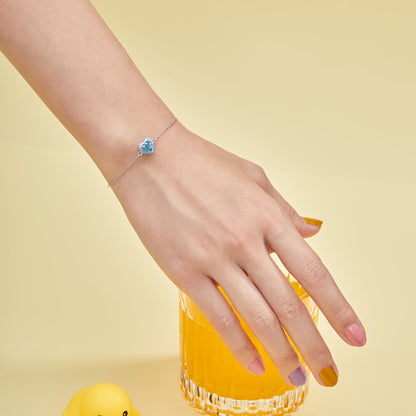 [Nova Jewelry]Sparkling Romantic Heart Shape Lover Bracelet