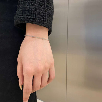 [Nova Jewelry]Delicate Bead Double Layer Bracelet