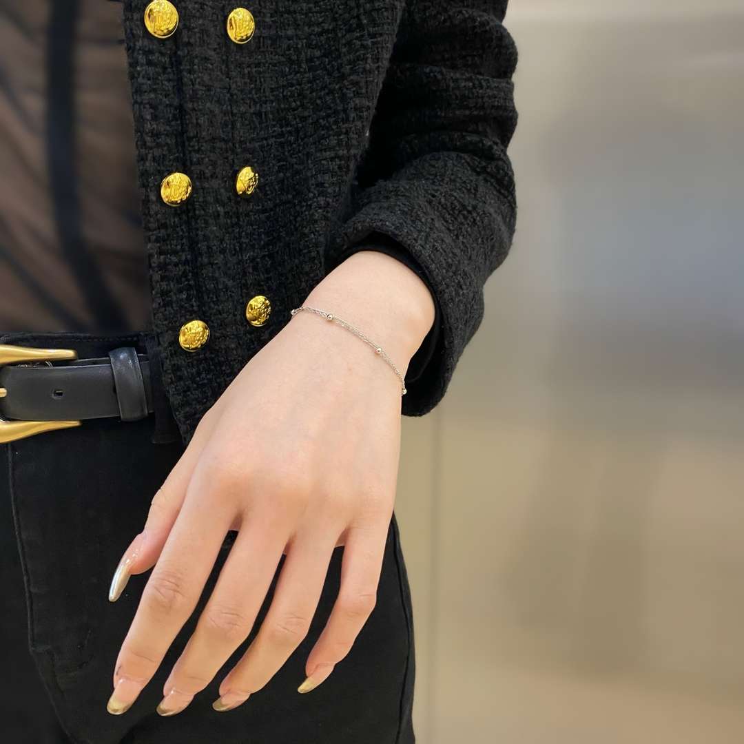 [Nova Jewelry]Delicate Bead Double Layer Bracelet