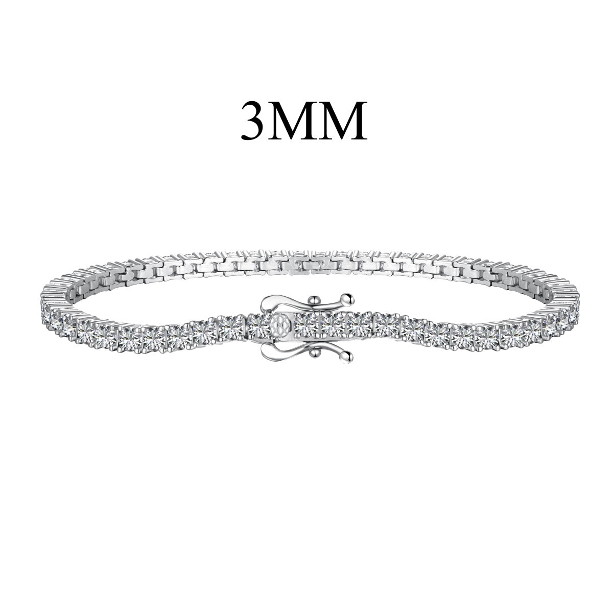 [Nova Jewelry]Dainty Charming Round Cut Tennis Bracelet