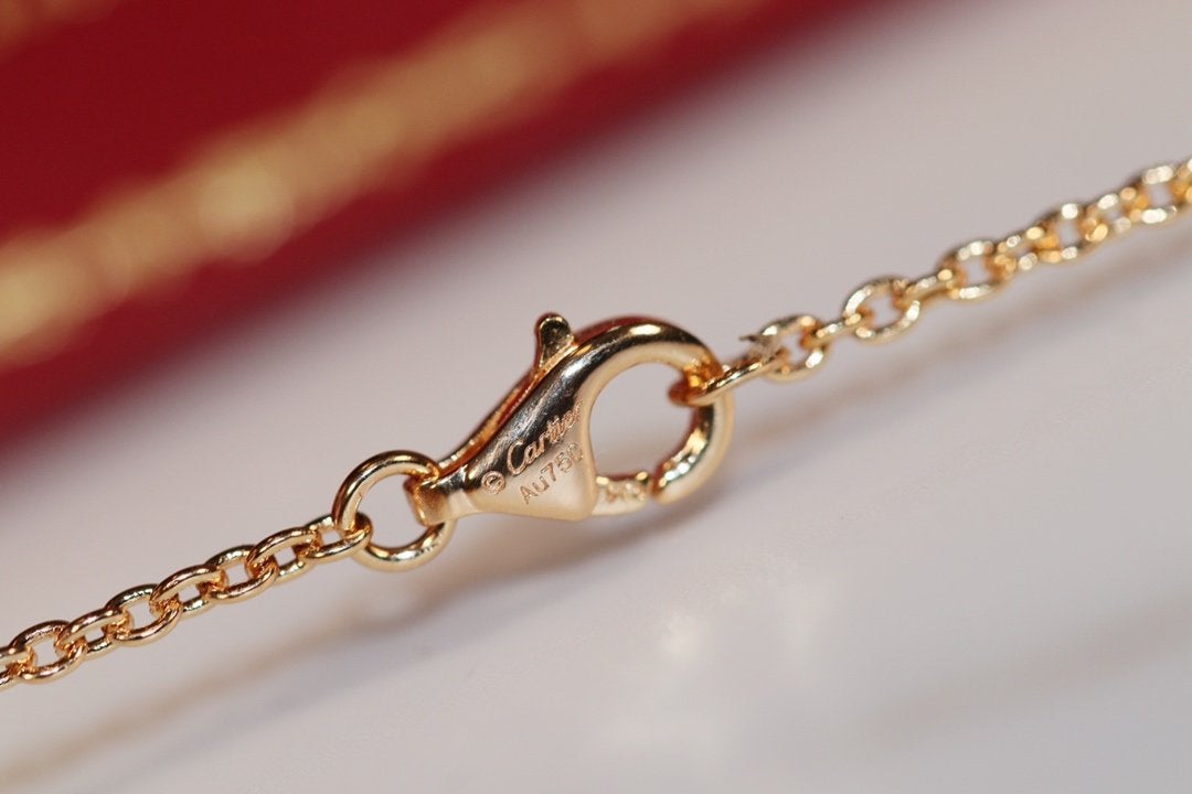 [BLUE TEARS]LOVE NECKLACE PINK GOLD AND SILVER