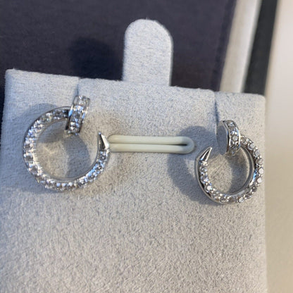[BLUE TEARS]JUSTE EARRINGS SILVER DIAMONDS