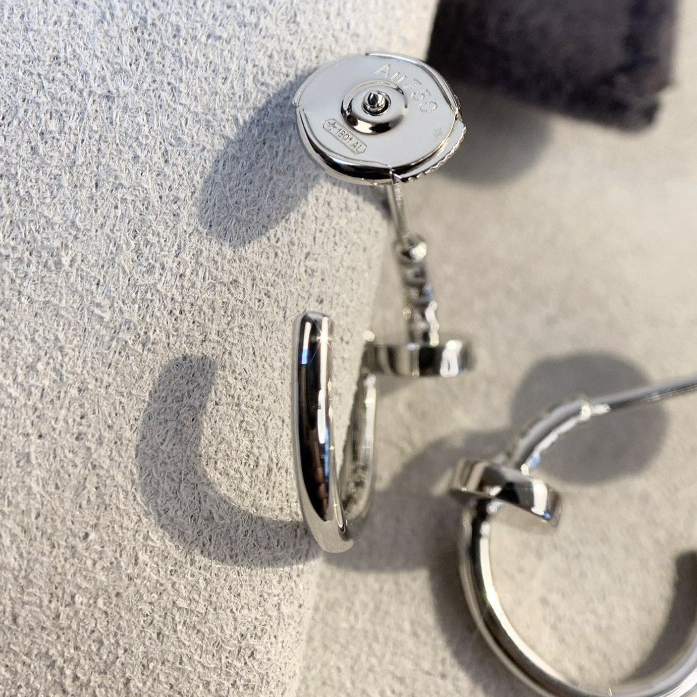 [BLUE TEARS]JUSTE EARRINGS SILVER