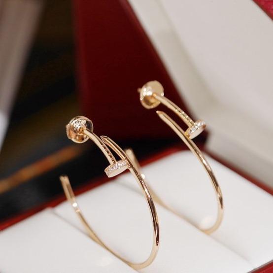 [BLUE TEARS]JUSTE EARRINGS DIAMONDS 1.8MM