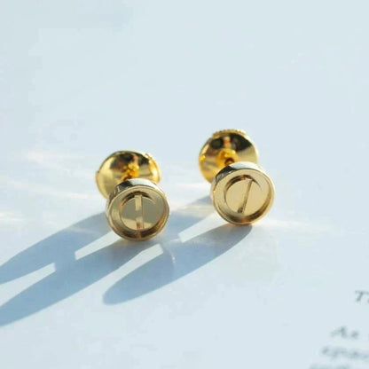 [BLUE TEARS]LOVE EARRINGS GOLD 10MM