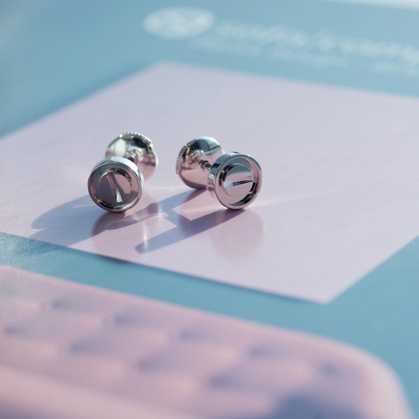 [BLUE TEARS]LOVE EARRINGS SILVER 10MM