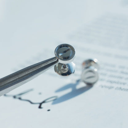 [BLUE TEARS]LOVE EARRINGS SILVER 10MM