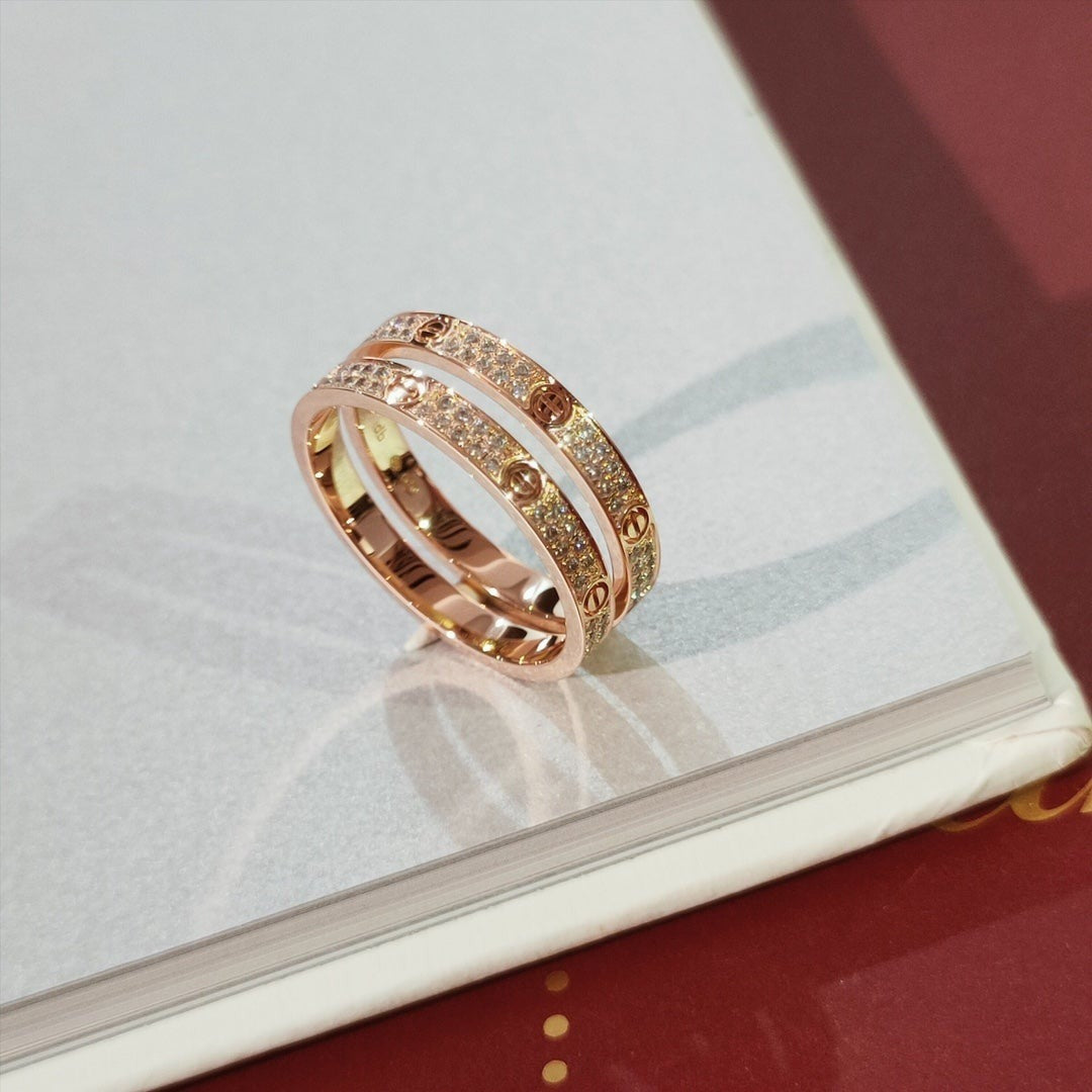 [BLUE TEARS]LOVE RING 2.65MM DIAMOND
