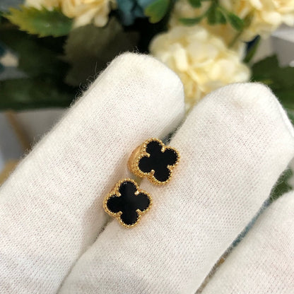 [BLUE TEARS]CLOVER MINI GOLD EARRINGS