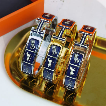 [BLUE TEARS]H COUVERTURES DARK BLUE BRACELET