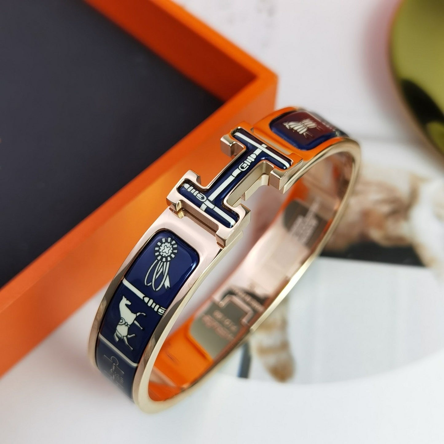 [BLUE TEARS]H COUVERTURES DARK BLUE BRACELET