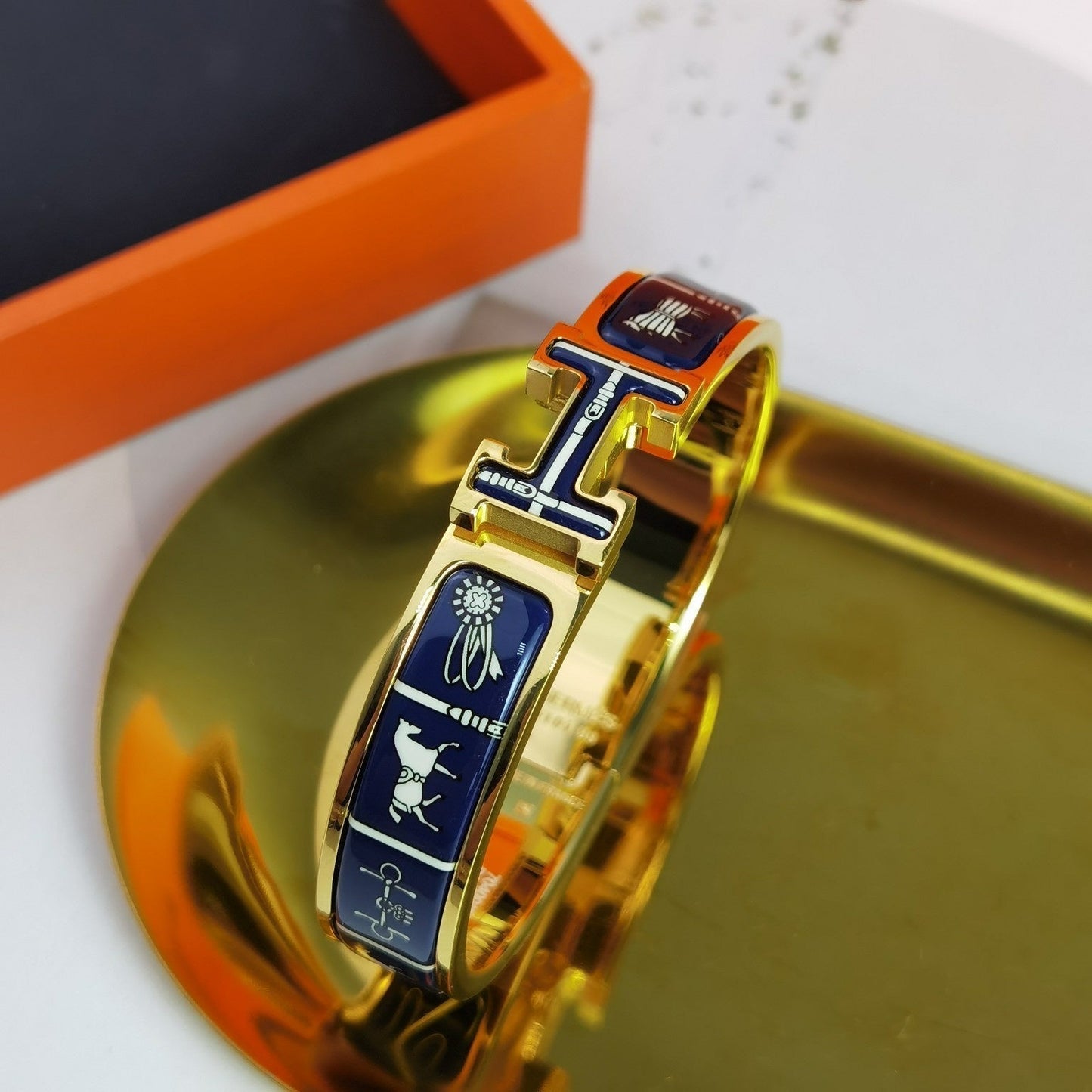 [BLUE TEARS]H COUVERTURES DARK BLUE BRACELET