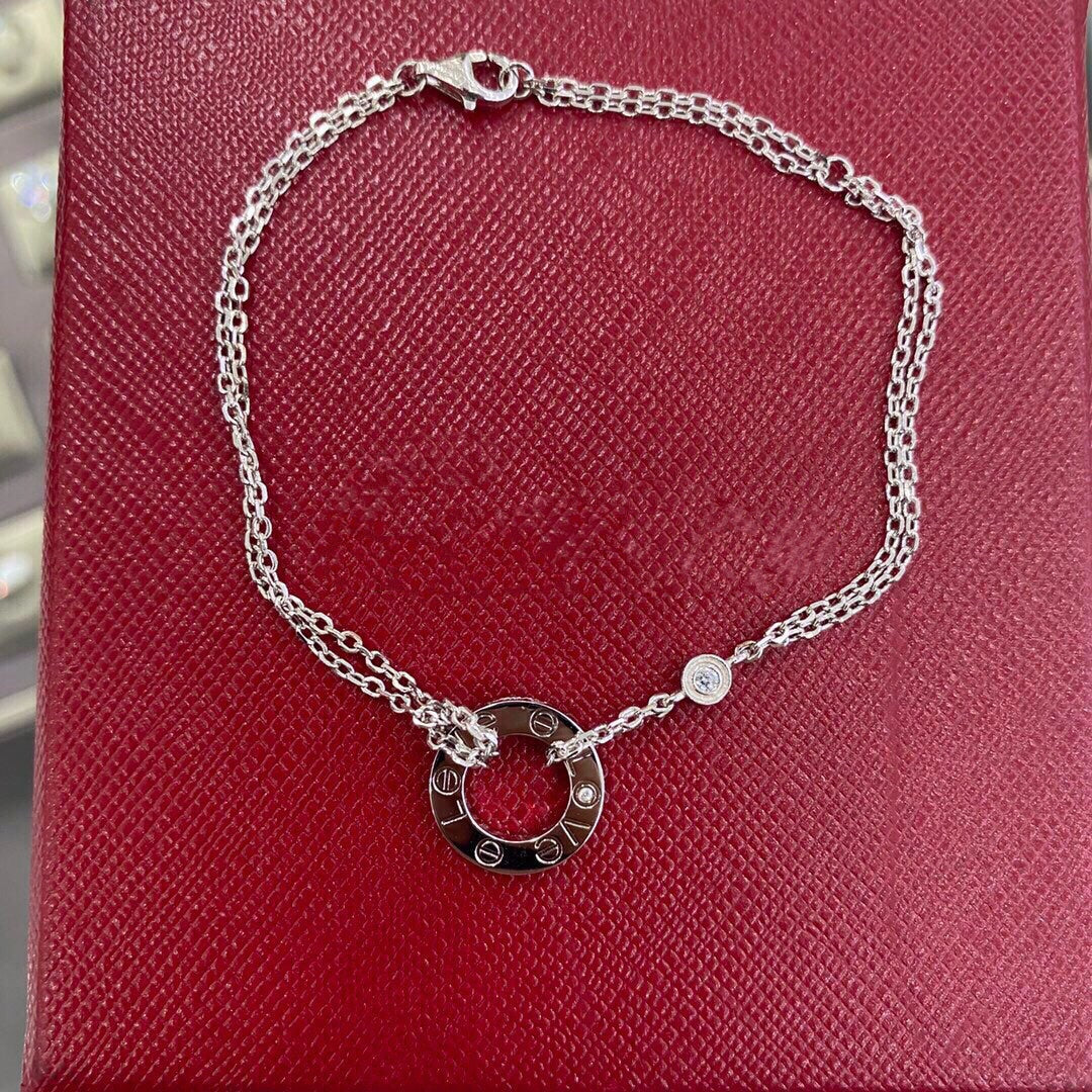 [BLUE TEARS]LOVE BRACELET 2 DIAMOND