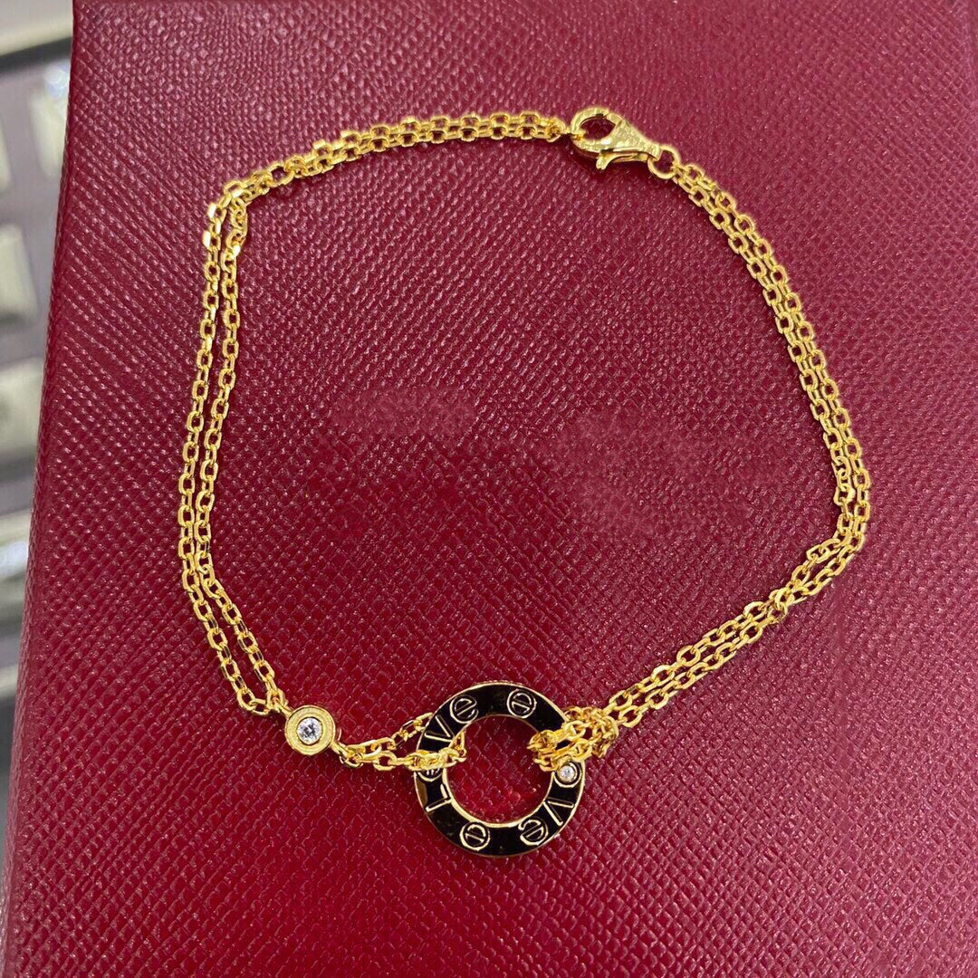 [BLUE TEARS]LOVE BRACELET 2 DIAMOND