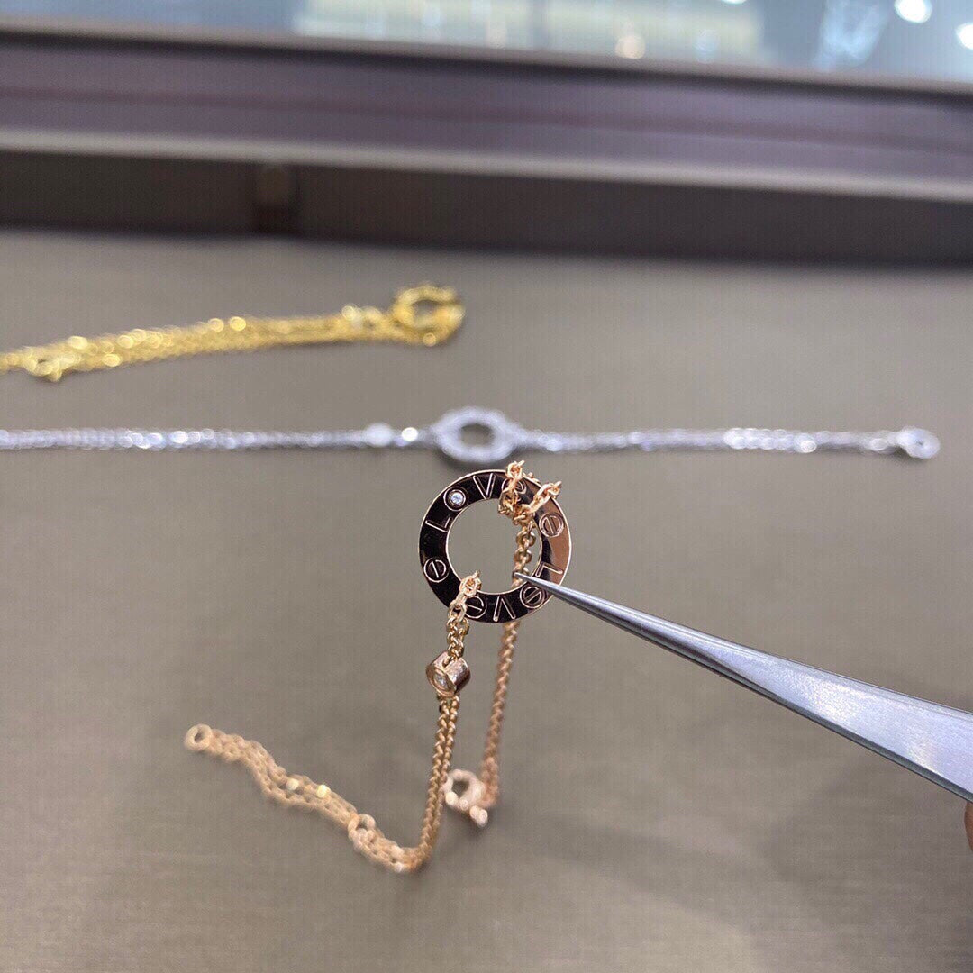 [BLUE TEARS]LOVE BRACELET 2 DIAMOND