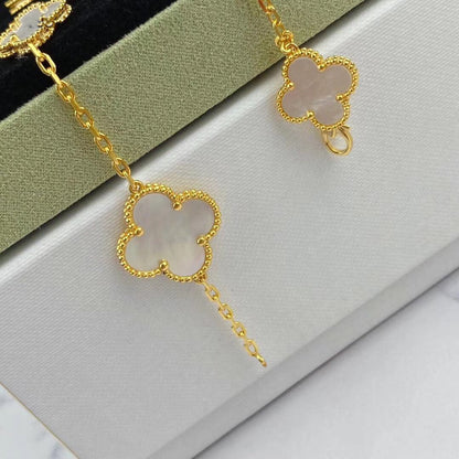 [BLUE TEARS]MAGIC CLOVER MOP GOLD BRACELET 5 MOTIFS