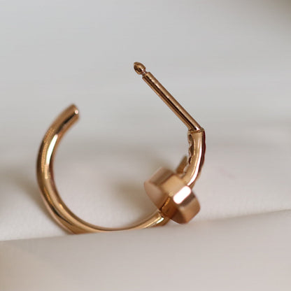 [BLUE TEARS]JUSTE EARRINGS PINK GOLD