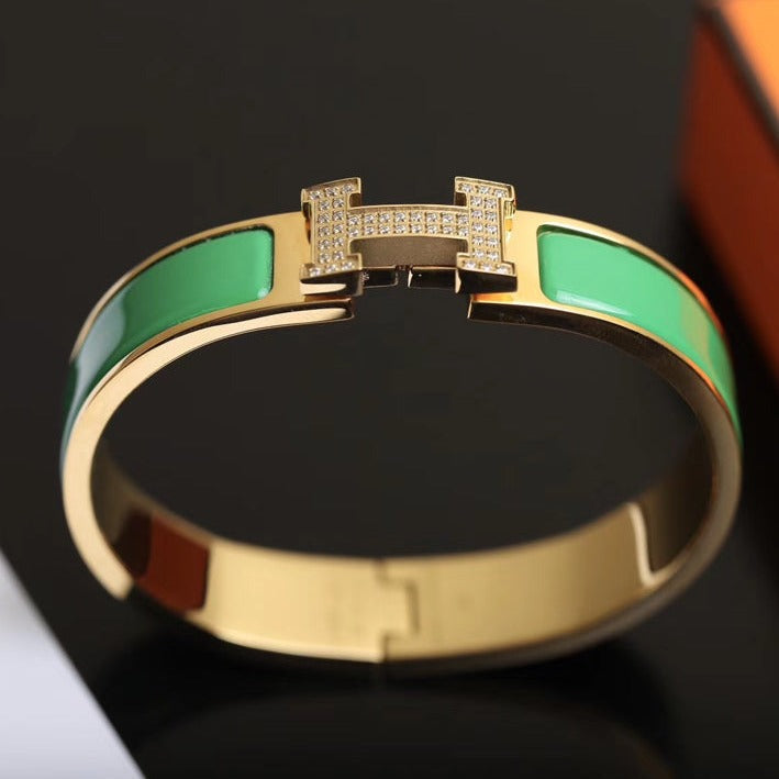 [BLUE TEARS]H BRACELET GOLD DIAMOND
