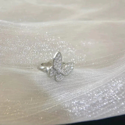 [BLUE TEARS]BUTTERFLY DIAMOND RING
