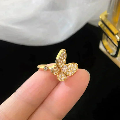 [BLUE TEARS]BUTTERFLY DIAMOND RING
