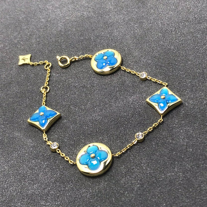 [BLUE TEARS]STAR AND SUN TURQUOISE 4 MOTIFS 3 DIAMONDS
