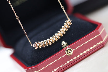 [BLUE TEARS]CLASH PINK GOLD NECKLACE