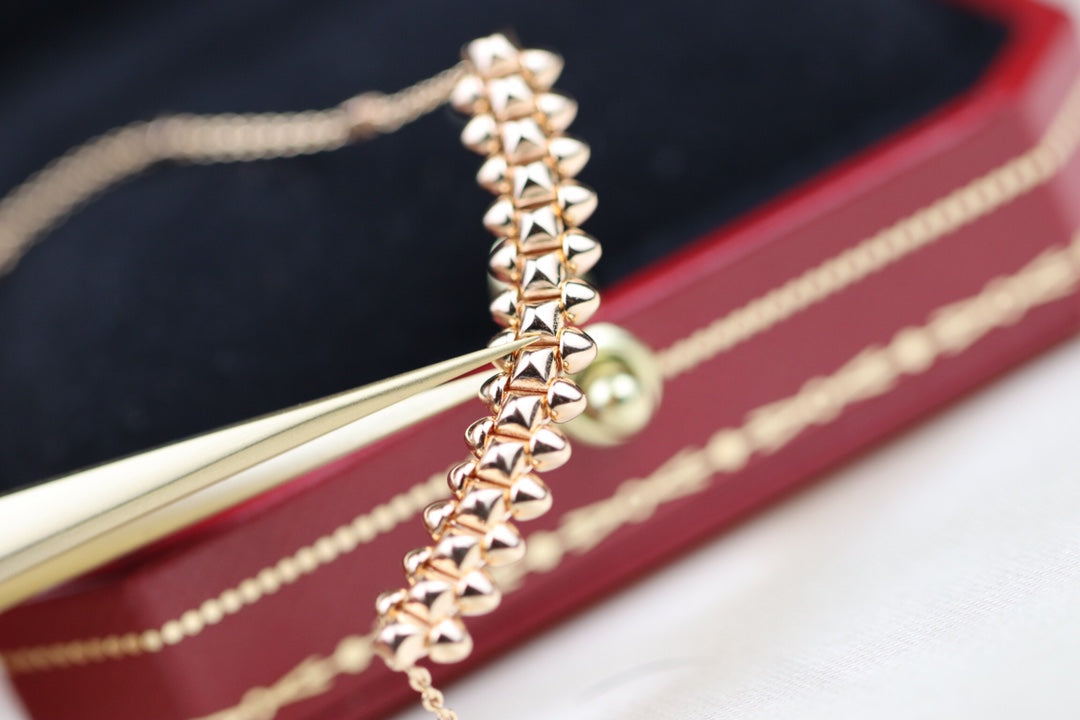 [BLUE TEARS]CLASH PINK GOLD NECKLACE
