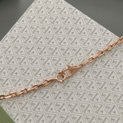 [BLUE TEARS]LUCKY SPRING 15 MOTIFS ROSE GOLD NECKLACE
