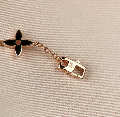 [BLUE TEARS]STAR AND SUN 7 MOTIFS GOLD BRACELET