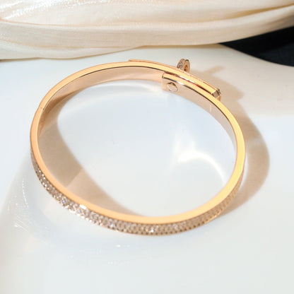 [BLUE TEARS]KELLY BRACELET DIAMOND PAVED