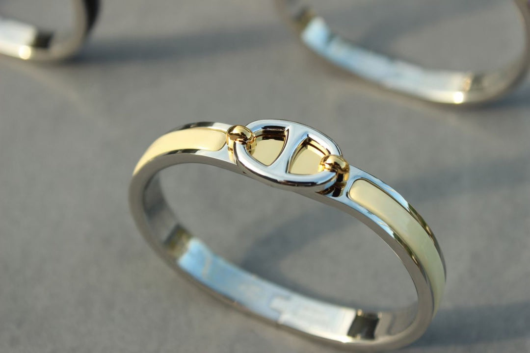 [BLAUE TRÄNEN] CLIC CHAINE SILBERARMBAND