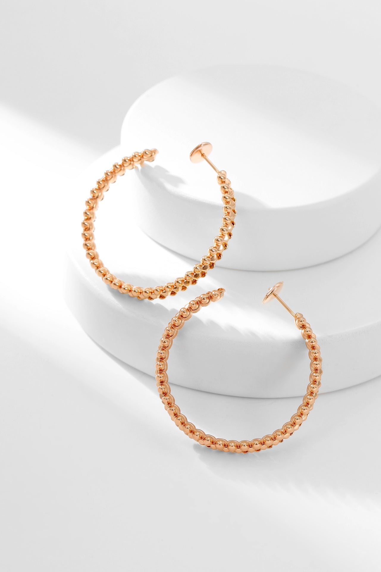 [BLUE TEARS]CLASH HOOP EARRINGS