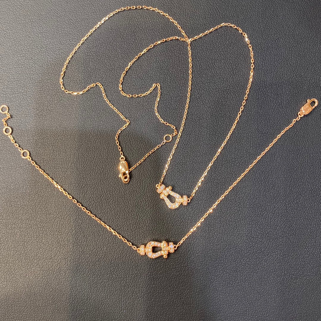 [BLUE TEARS]FORCE 10 DIAMOND PINK GOLD NECKLACE MINI MODEL