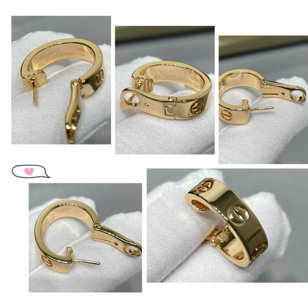 [BLUE TEARS]LOVE 5.5MM EARRINGS