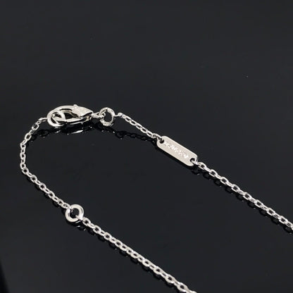 [BLUE TEARS]CLOVER PIETERSITE SILVER LONG NECKLACE