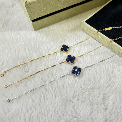 [BLUE TEARS]CLOVER 1 MOTIF PIETERSITE BRACELET