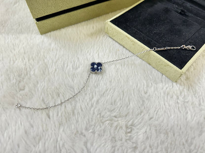 [BLUE TEARS]CLOVER 1 MOTIF PIETERSITE BRACELET