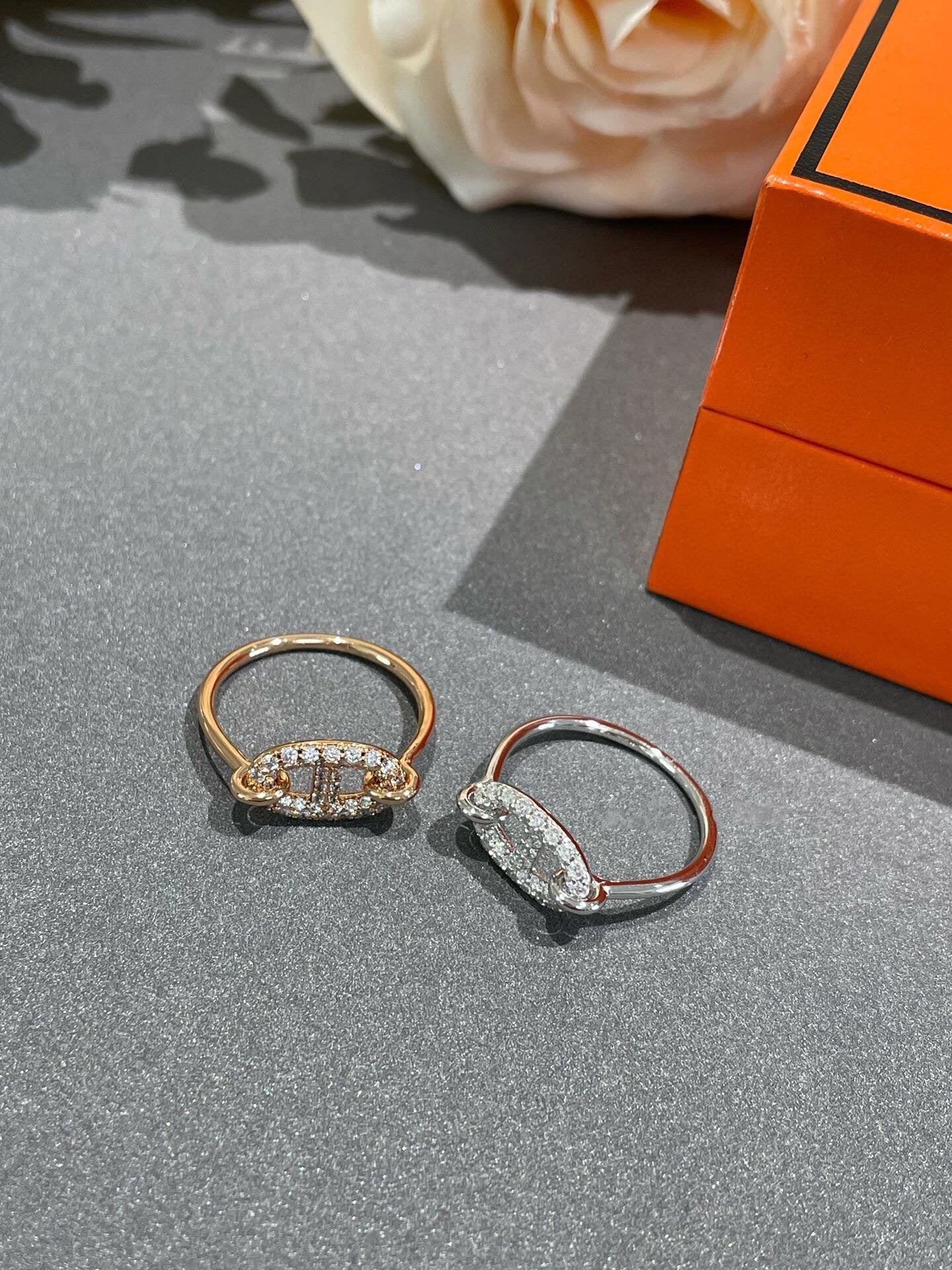 [BLUE TEARS]RONDE SMALL DIAMOND RING